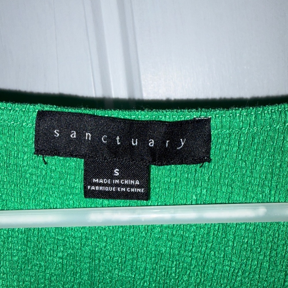 Sanctuary Green Blouse /Small - Picture 2 of 6